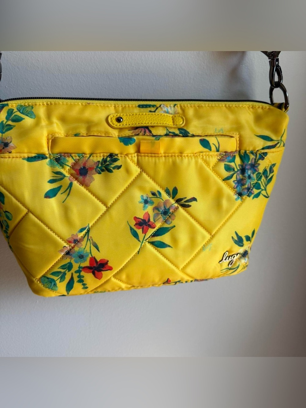 LUGZ Flare 2 Crossbody Bag In Bouquet Yellow